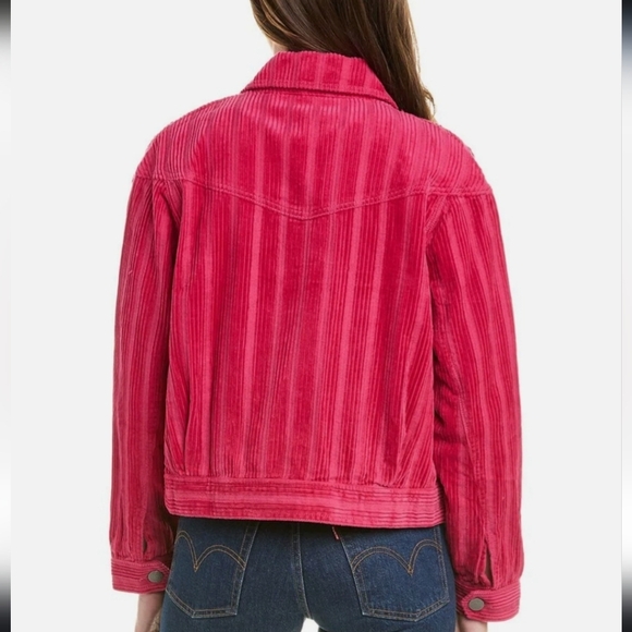 Cabi Pink Cheeky Topper Corduroy Jacket Size L - Picture 2 of 10